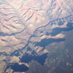 Flying over the Grand Canyon - uranium mines here, really? The Colorado River provides drinking water for up to 27million people.